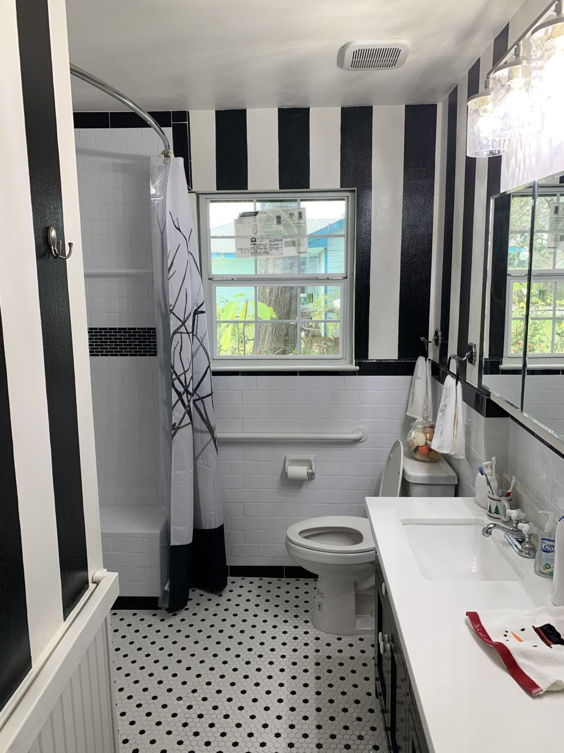 Finished bathroom remodel