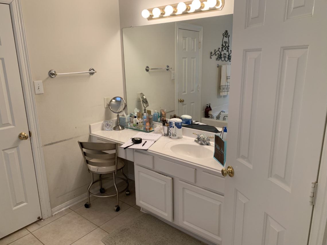 Remodel bathroom vanity