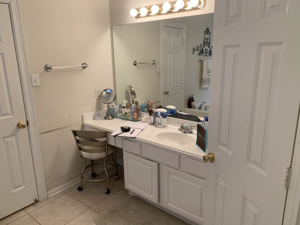 Remodel bathroom vanity