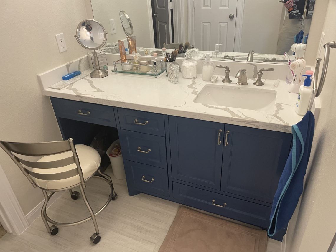 Remodel vanity