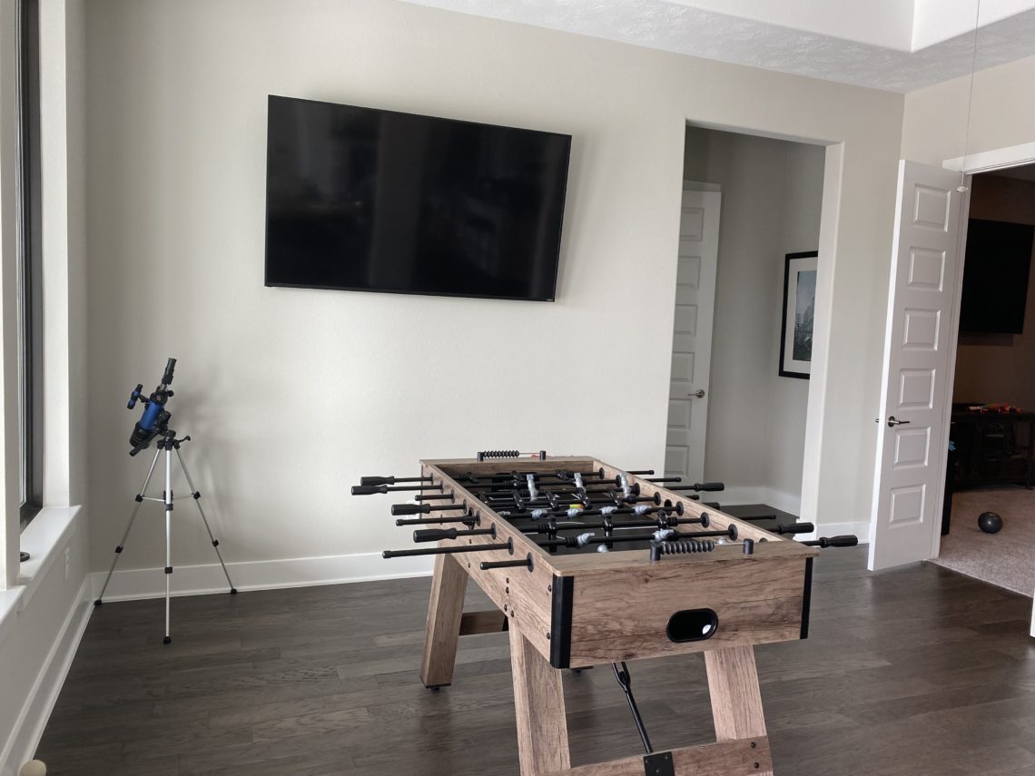 Before the game room remodel