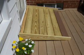 Wood ramp