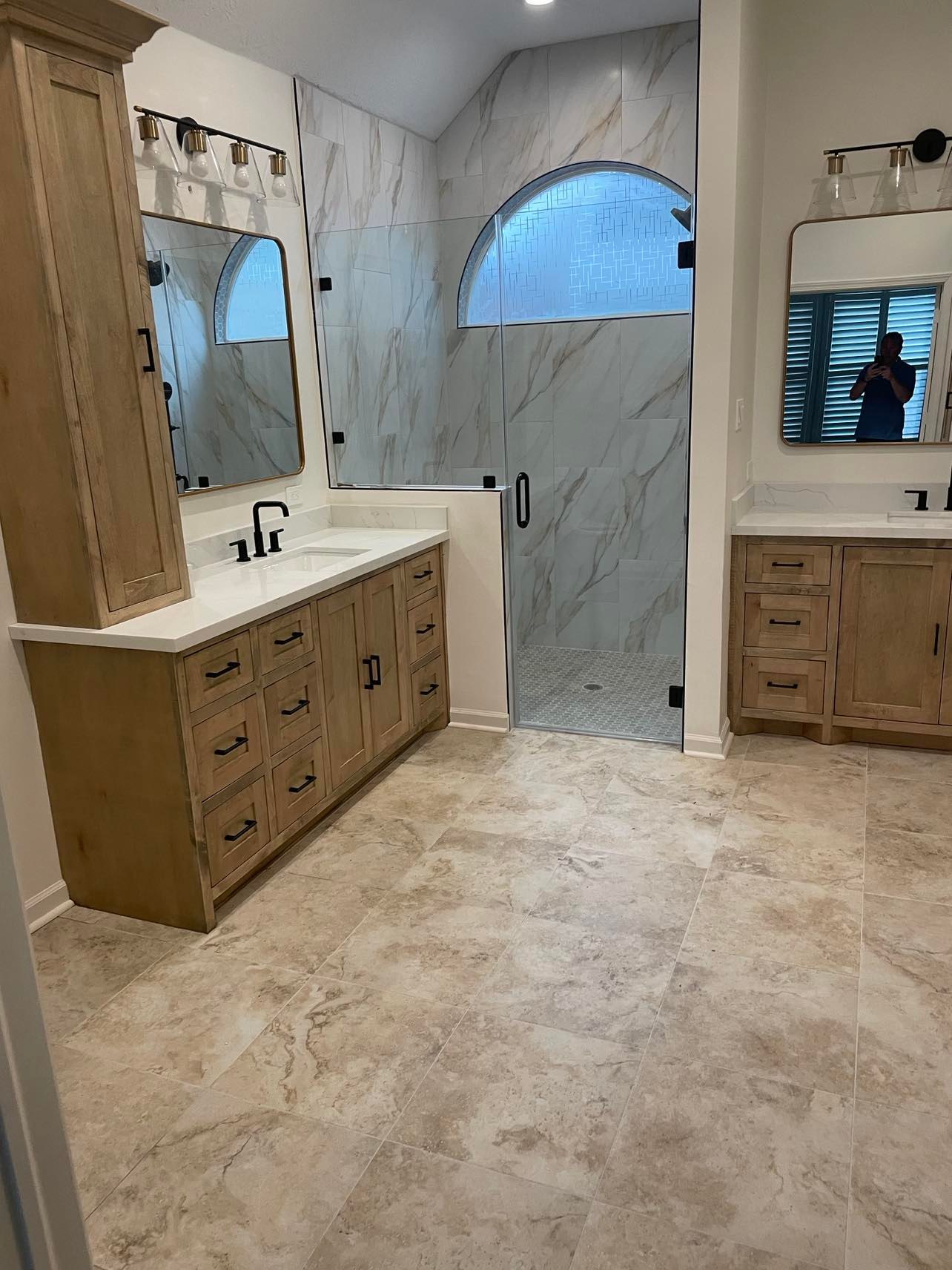 A fully accessible bathroom with style!