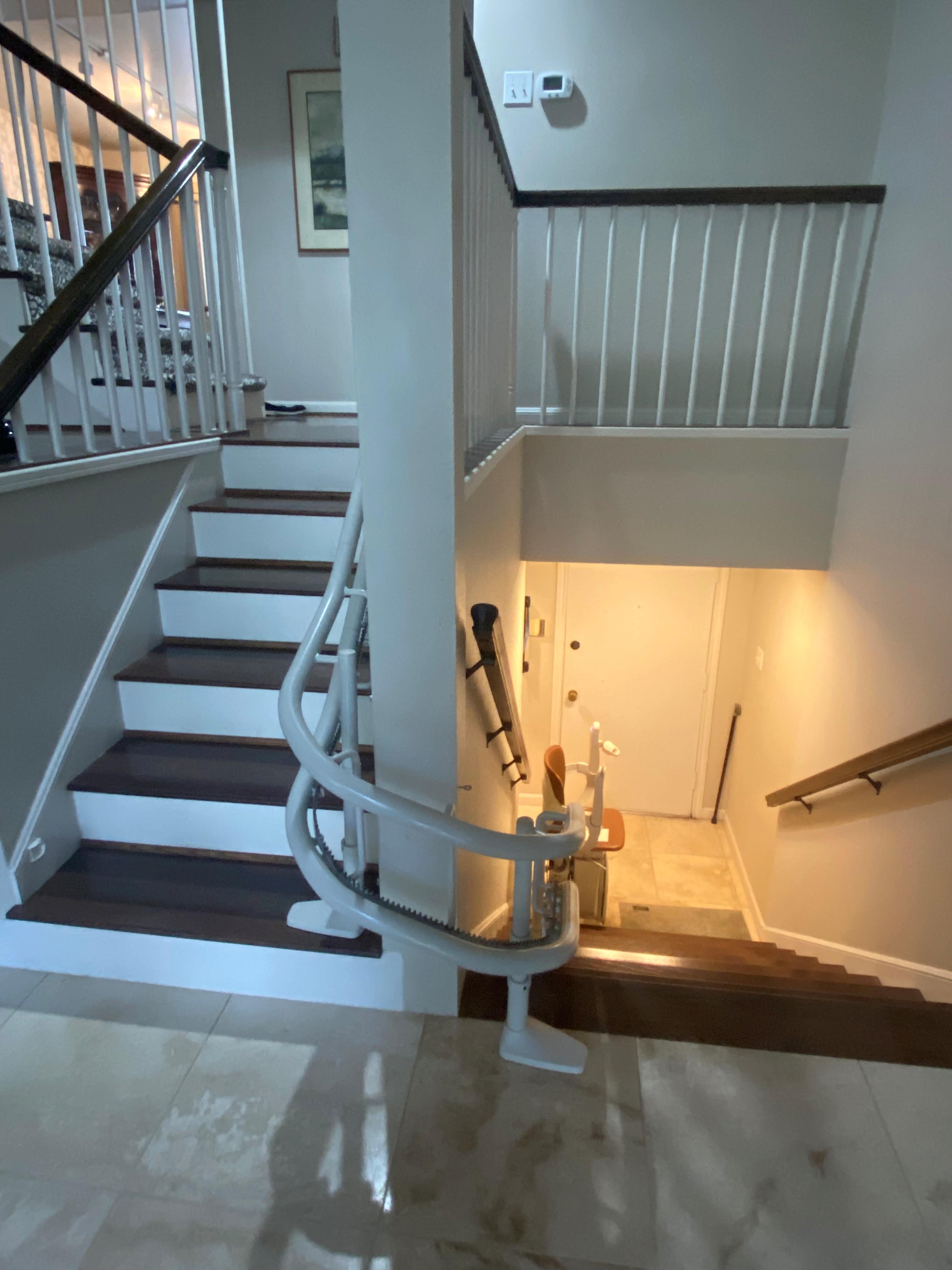 Curved Stairlift